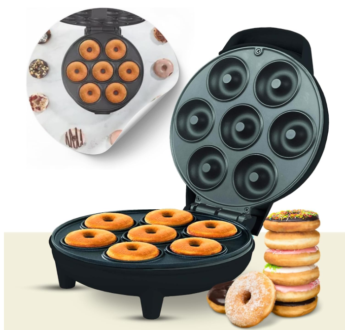 🍩🔥 ELEKTRIČNI APARAT ZA MINI KROFNE – 7 KROFNICA ODJEDNOM, NEPRIJANJAJUĆE PLOČE I JEDNOSTAVNA PRIPREMA!
