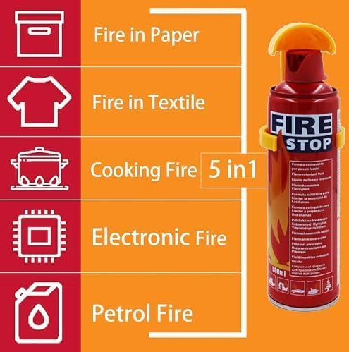 PROTIVPOŽARNI APARAT ZA AUTO – 500 ML