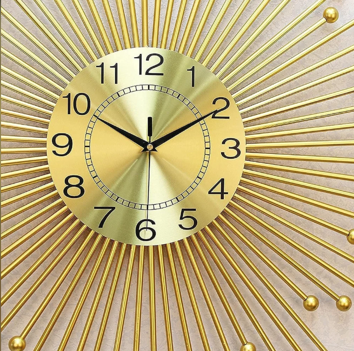 🕰️ ELEGANTNI METALNI ZIDNI SAT Ø 45 cm – IMPRESIVAN DIZAJN, SAVRŠENA PRECIZNOST 🕰️