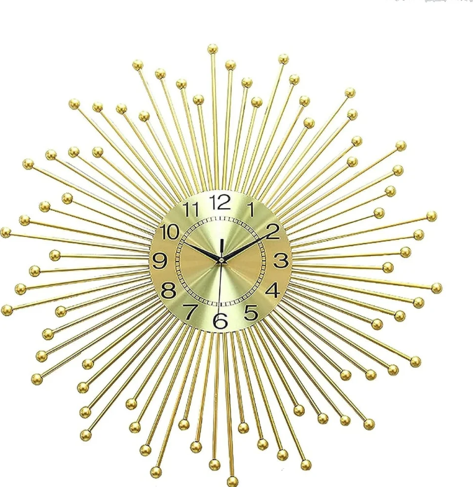 🕰️ ELEGANTNI METALNI ZIDNI SAT Ø 45 cm – IMPRESIVAN DIZAJN, SAVRŠENA PRECIZNOST 🕰️