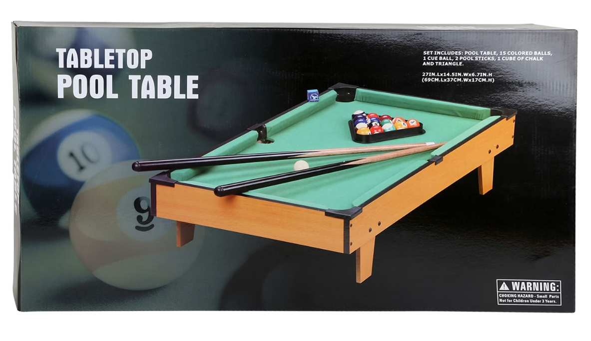 🎱 MINI BILIJAR STO – KOMPLET ZA PRAVU ZABAVU (69 × 35 × 17 cm) 🎱