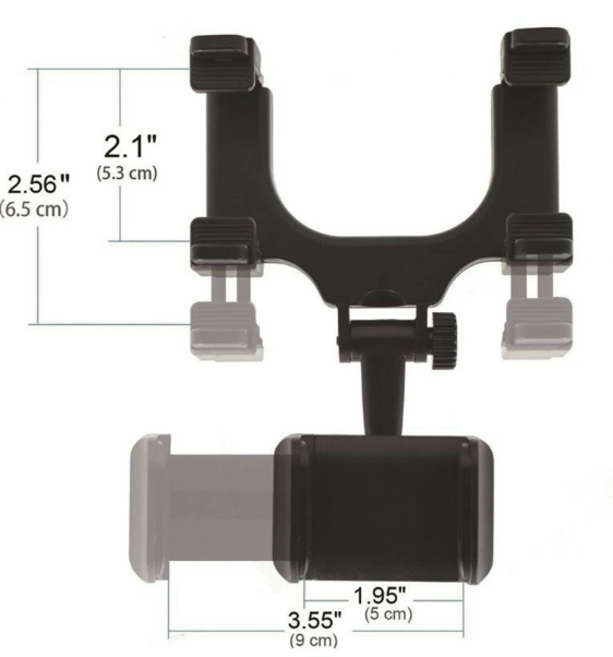 🚗📱 UNIVERSALNI DRŽAČ ZA MOBITEL – MONTAŽA NA RETROVIZOR