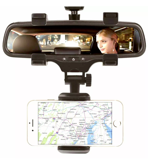 🚗📱 UNIVERSALNI DRŽAČ ZA MOBITEL – MONTAŽA NA RETROVIZOR