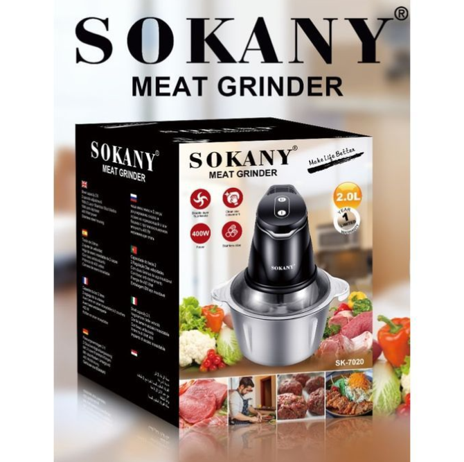 🥩 APARAT ZA MLJEVENJE MESA – 2 L | 400 W