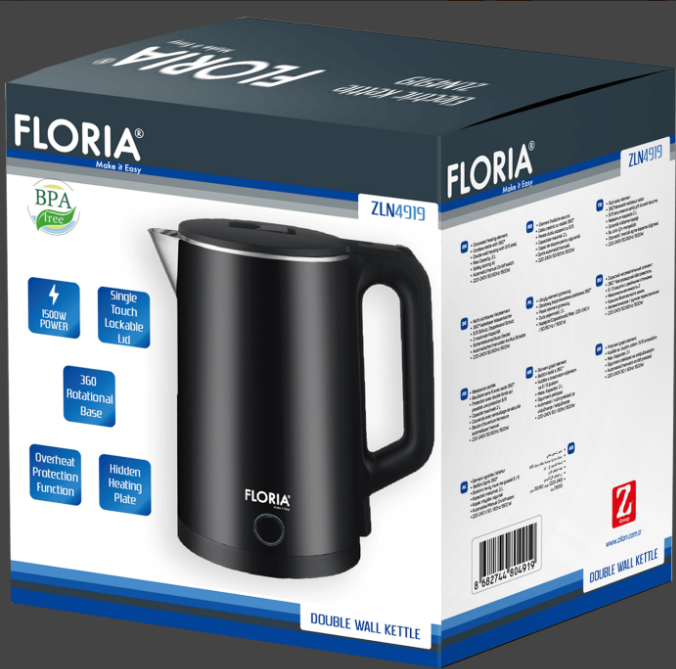 ☕ KUHALO ZA VODU – 2,0 L | 1500 W