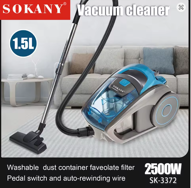 🌀 ELEKTRIČNI USISIVAČ 2500W – 1,5 L