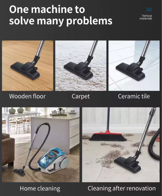 🌀 ELEKTRIČNI USISIVAČ 2500W – 1,5 L