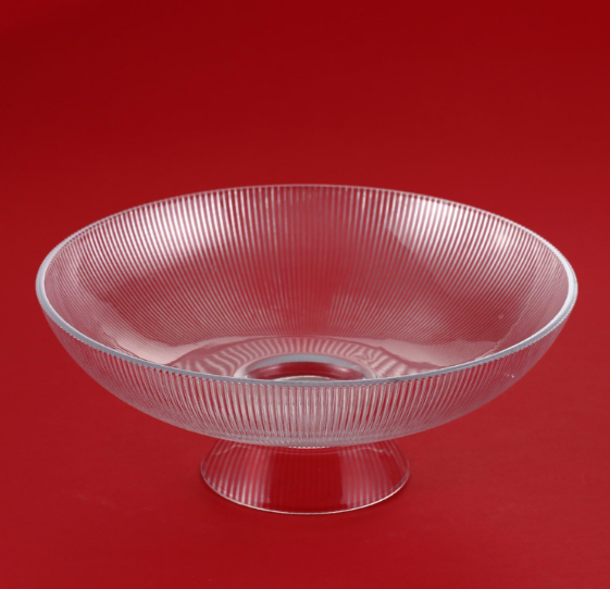 🍓 INCRIZMA ELEGANTNA STAKLENA ZDJELA NA POSTOLJU – 25 CM