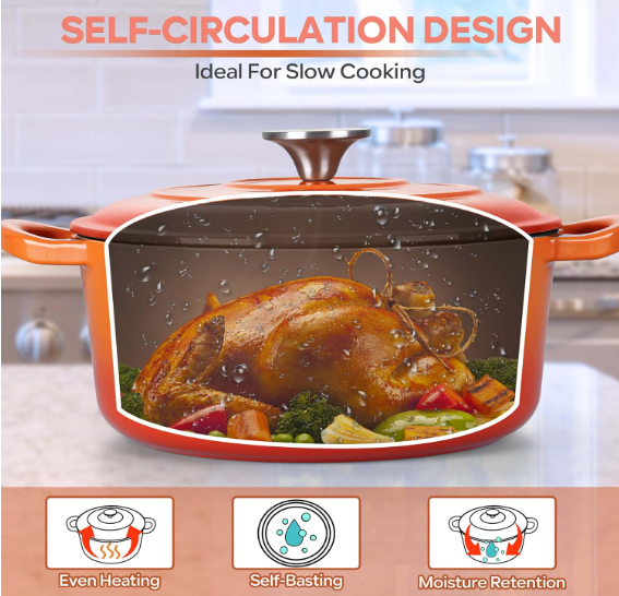 🔥 GUSANI PEKAČ OD LIJEVANOG ŽELJEZA 36 CM – PROFESIONALNI REZULTATI U VAŠOJ KUHINJI