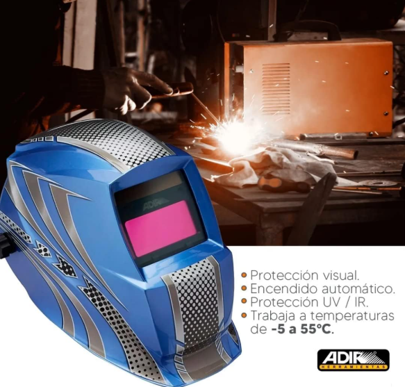 🛡️ PROFESIONALNA ELEKTRONSKA MASKA ZA VARENJE ADIR 6713