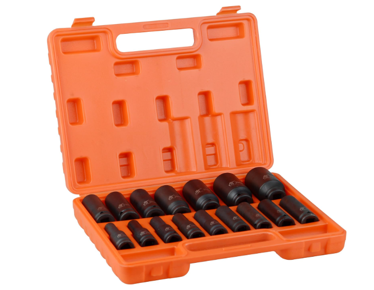 🔧🔥 SET DUGIH UDARNIH NASADNIH KLJUČEVA 1/2″ – 16 KOM (10–32 mm) 🔥🔧