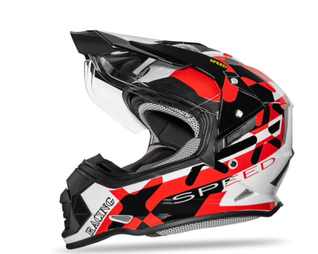 🏍️🔥 CROSS KACIGA ZA MOTOR SA INTEGRISANIM NAOČARIMA – VELIČINA XL 🔥🏍️