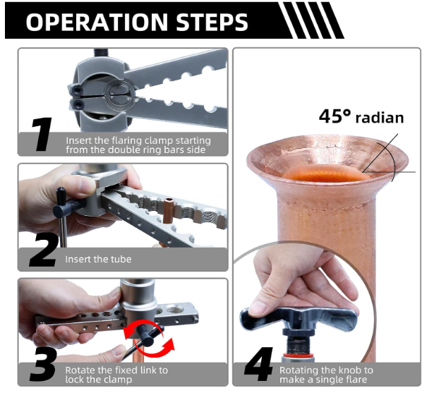 🔧🔥 SET ZA PERTLOVANJE (FLARANJE) CIJEVI – PROFESIONALNI 45° ECCENTRIC 🔥🔧