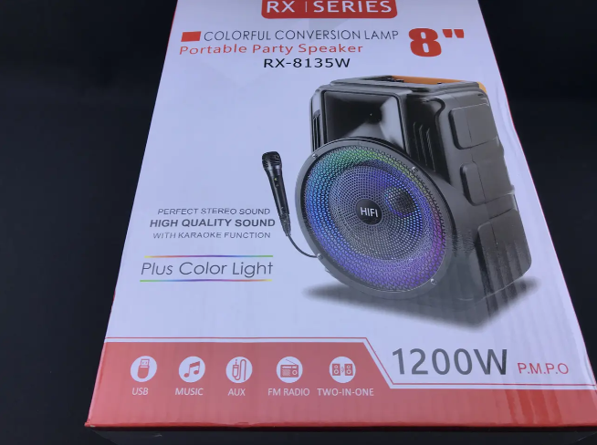 🔊 BLUETOOTH ZVUČNIK RX-8135W – 10W | MIKROFON | FM | PARTY READY 🔥