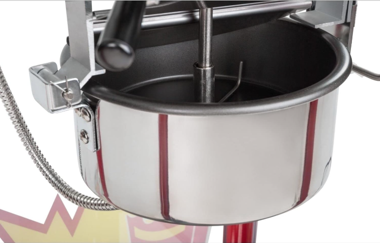 🍿🔥 PROFESIONALNA MAŠINA ZA KOKICE S KOLICIMA – ROYAL CATERING 8 OZ / 1500 W 🔥🍿