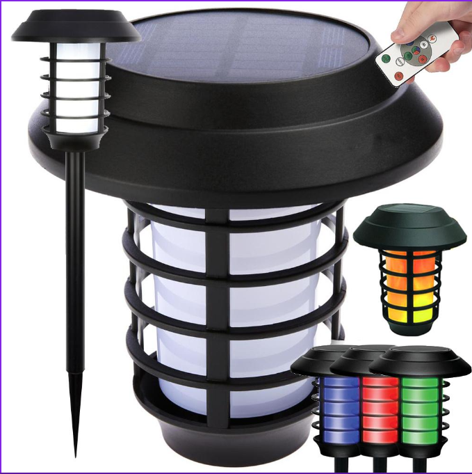 🌈 SOLARNA PODNA BAŠTENSKA LED LAMPA RGBW IP65 + DALJINSKI 🌞