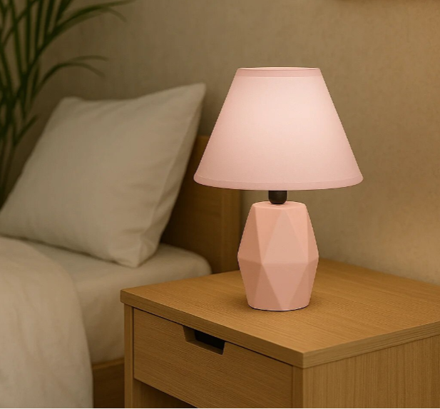 💙 ELEGANTNA DEKORATIVNA KERAMIČKA STOLNA LAMPA – SKANDINAVSKI DIZAJN ✨