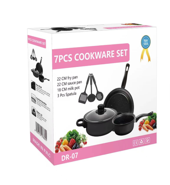 🔥 HOT SELLING – 7-DIJELNI NON-STICK SET ŠERPI I TAVA 🔥