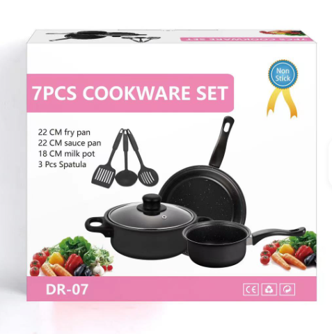 🔥 HOT SELLING – 7-DIJELNI NON-STICK SET ŠERPI I TAVA 🔥