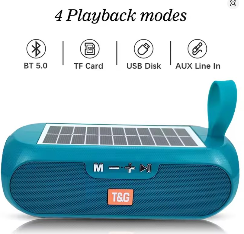 🔥 TG182 T&G SOLARNI BLUETOOTH ZVUČNIK – 10W STEREO BASS ZA OUTDOOR MUZIKU 🔥