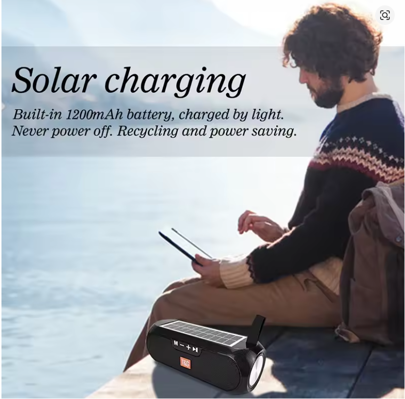 🔥 TG182 T&G SOLARNI BLUETOOTH ZVUČNIK – 10W STEREO BASS ZA OUTDOOR MUZIKU 🔥