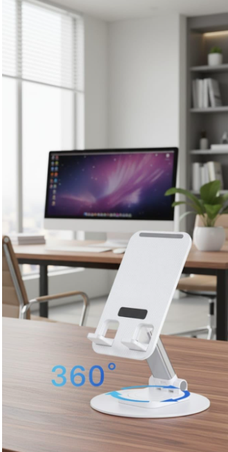 📱✨ 360° ROTIRAJUĆI METALNI DRŽAČ ZA TELEFON I TABLET