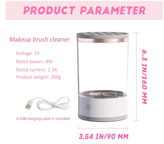 💄 Electric Makeup Brush Cleaner – Automatski čistač četkica za šminku