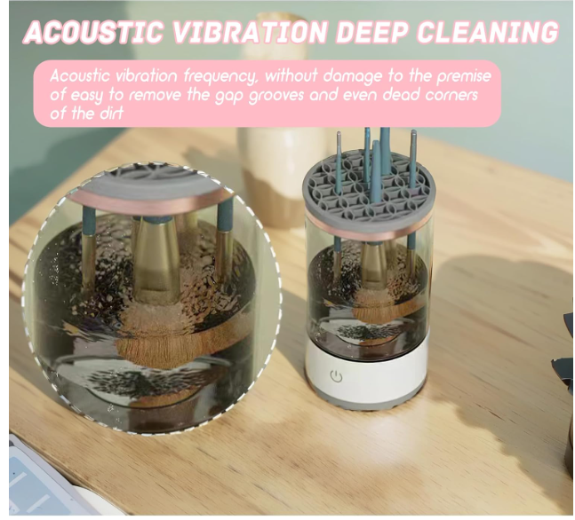 💄 Electric Makeup Brush Cleaner – Automatski čistač četkica za šminku