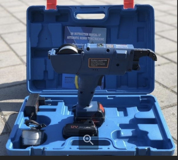 🔧 AKU MAŠINA ZA VEZIVANJE ARMATURE – STRAUS AUSTRIA 12V 🔥