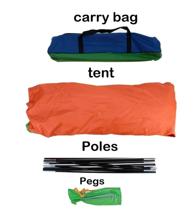 ⛺ PORODIČNI ŠATOR 208 x 204 CM – VODOOTPORAN + UV ZAŠTITA! 🌞🏕️