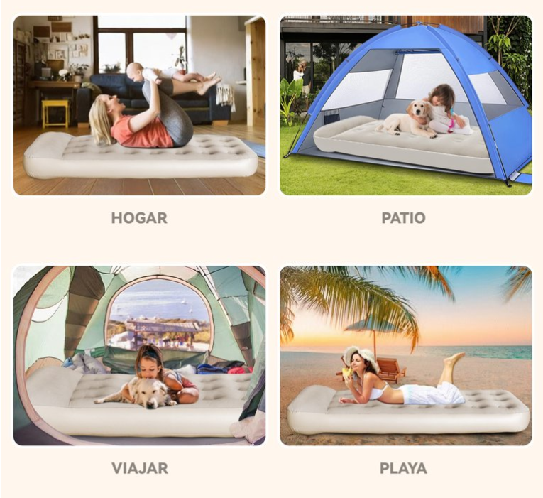 🛌💨 INFLATABLE AIR BED – UDOBAN SAN GDJE GOD DA SI! 🏕️🔥