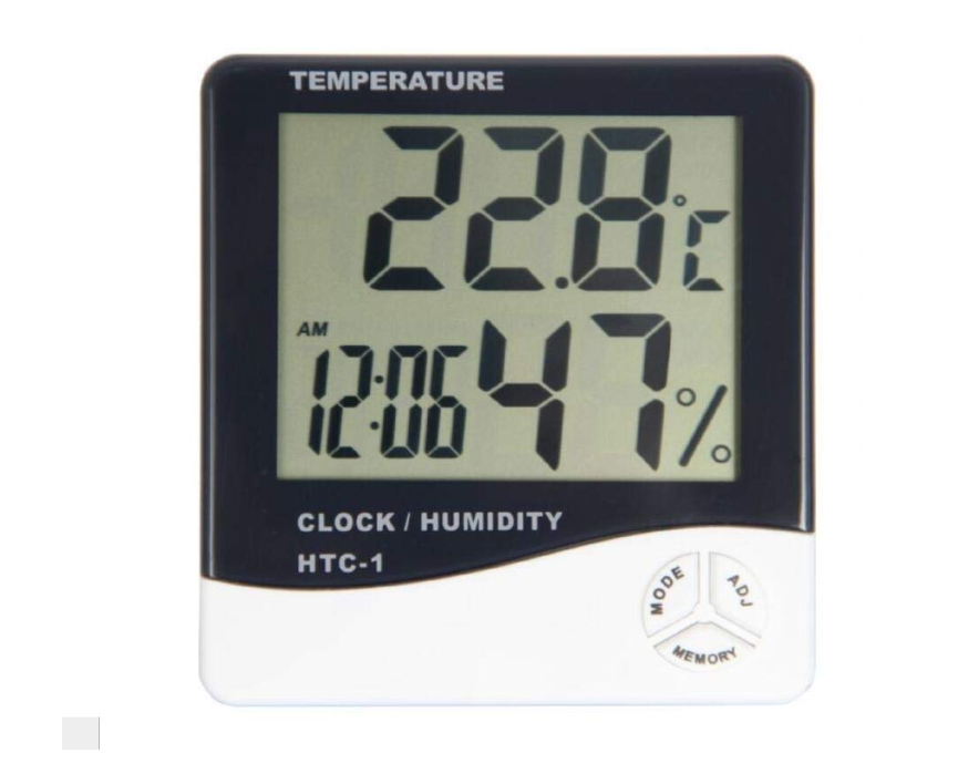 🌡️⏰ DIGITALNI TERMOMETAR + HIGROMETAR + SAT – 5U1 PAMETNI MJERAČ ZA SVAKI PROSTOR! 💧📊