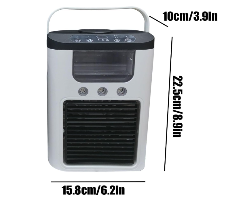 ❄️💨 MINI AIR COOLER SA MIST FUNKCIJOM – LIČNA KLIMA ZA SVAKI PROSTOR! 🔥
