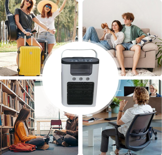 ❄️💨 MINI AIR COOLER SA MIST FUNKCIJOM – LIČNA KLIMA ZA SVAKI PROSTOR! 🔥