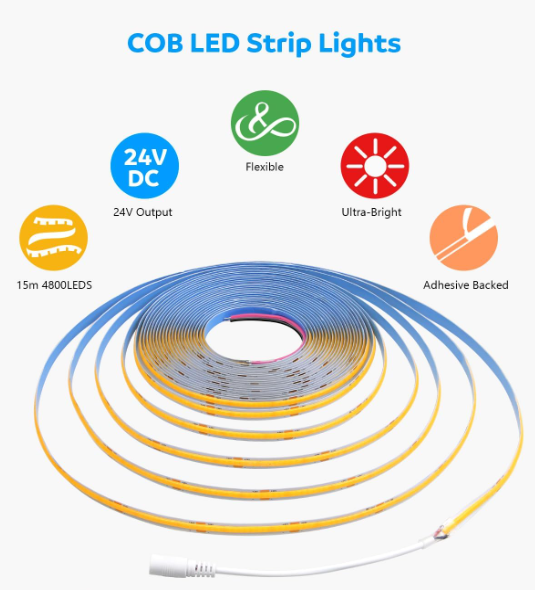 ✨ 5M LED TRAKA 24V – TOPLA BIJELA (3000K) | PREMIUM AMBIJENT ZA SVAKI PROSTOR!