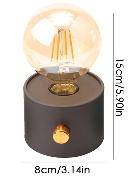 🏕️✨ VINTAGE LED LAMPA – RETRO ŠARM + TOPLA ATMOSFERA!