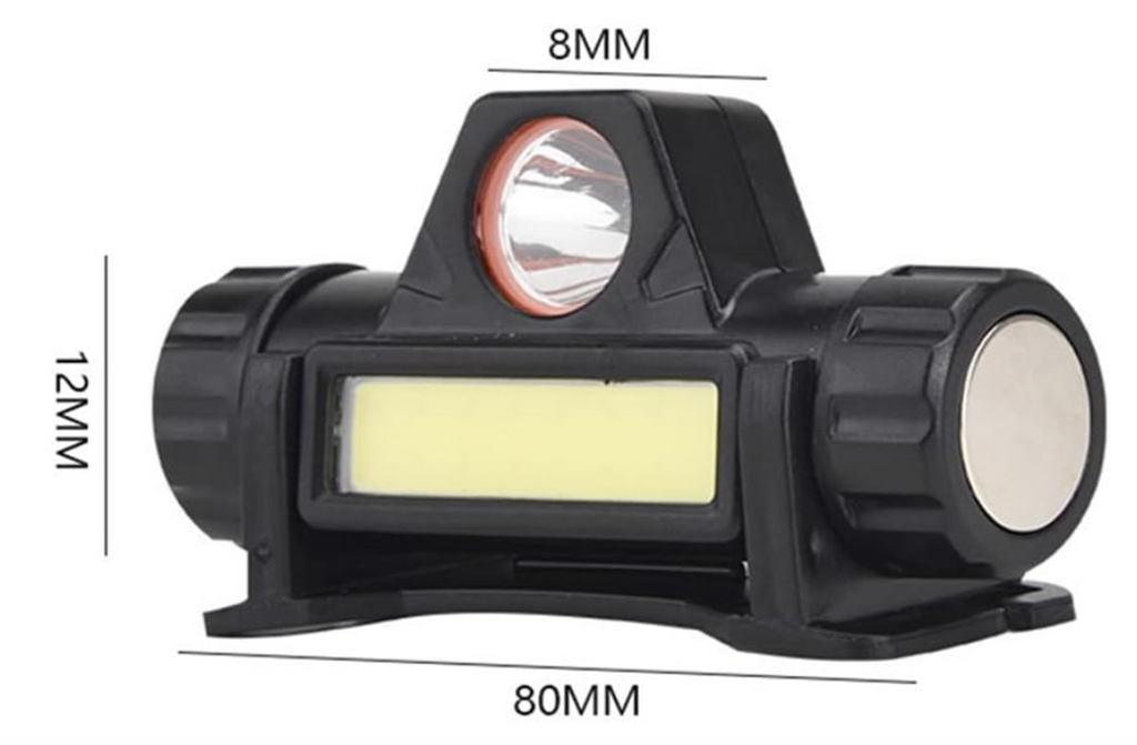 🔥 MINI LED LAMPA ZA GLAVU – KOMPAKTNA, VODOOTPORNA I BRUTALNO PRAKTIČNA! 🔥