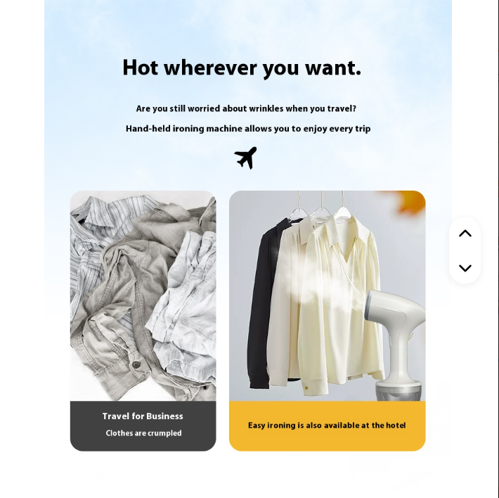 👔🔥 PRENOSNI PAROČISTAČ ZA ODJEĆU – SAVRŠENO ISPEGLANO ZA PAR MINUTA!