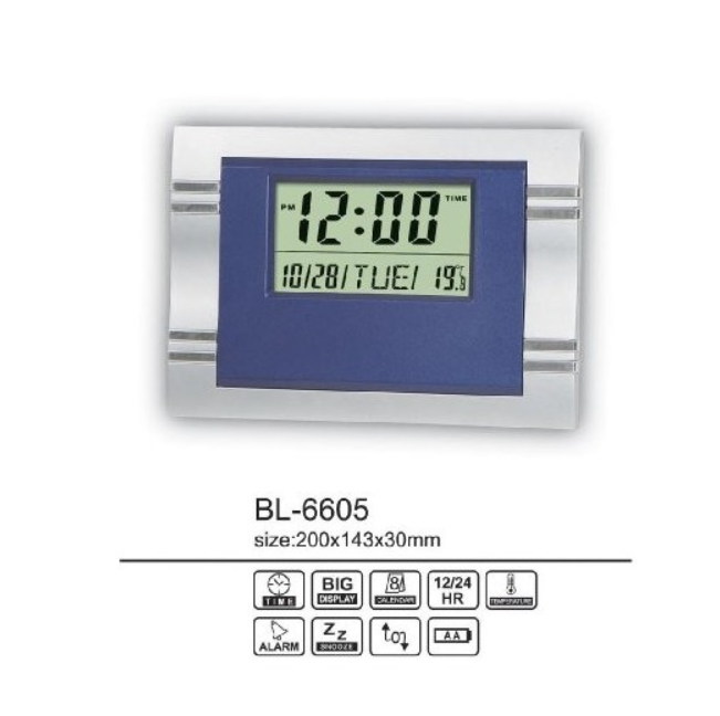 ⏰ DIGITALNI ZIDNI SAT – JUMBO DISPLAY KOJI VIDIŠ IZ DRUGE SOBE!