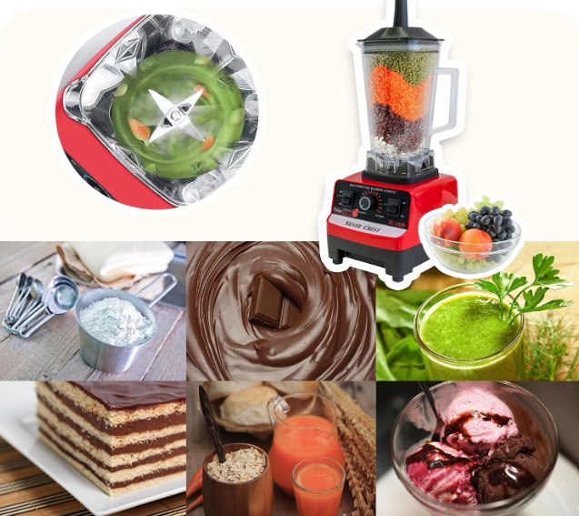 🔥 PROFESIONALNI BLENDER 4500W – 2L – 6 U 1