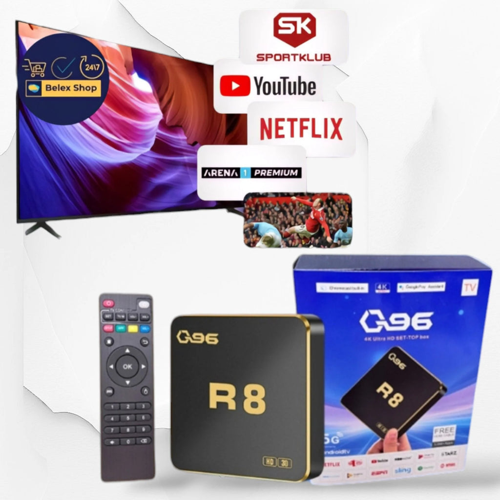 Q96 R8 Android TV Box – Pretvorite Svaki Televizor u Pametni Centar Zabave