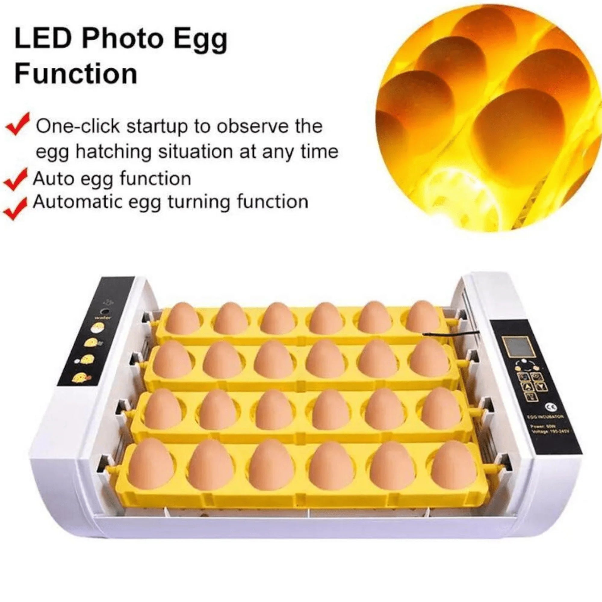 🐣 Automatski Inkubator za 24 Jaja – Vaš Prvi Korak ka Uspješnom Uzgajanju Peradi!