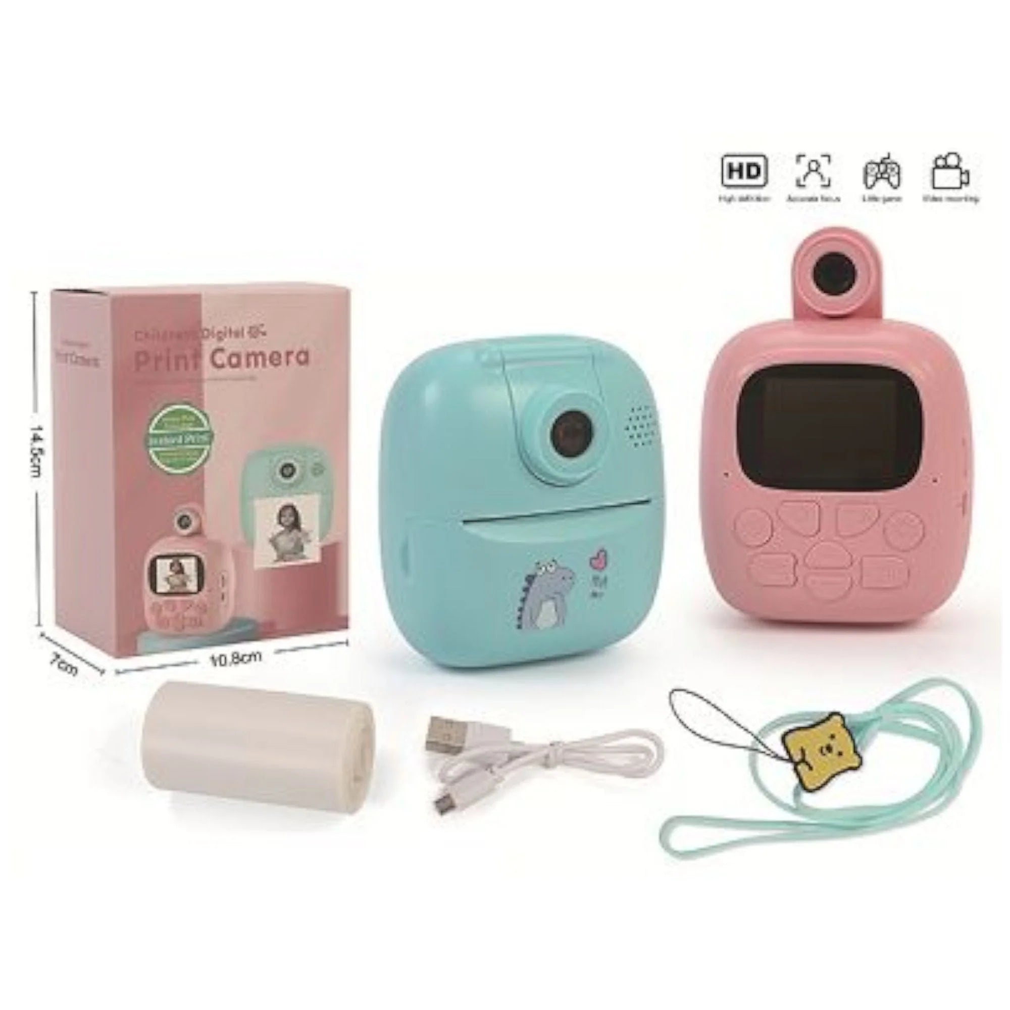 📸 Dječja Digitalna Kamera s Printerom – Trenutne Uspomene, Beskrajna Zabava!