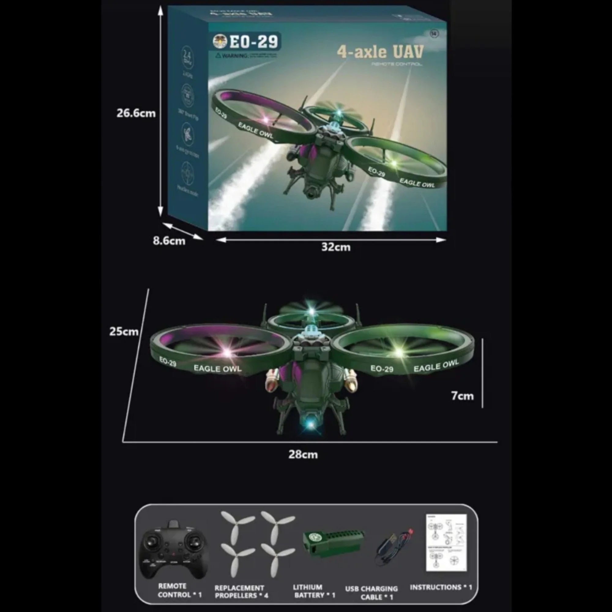Dron “EO-29” – Tehnologija, Stabilnost i Zabava u Savršenom Balansu