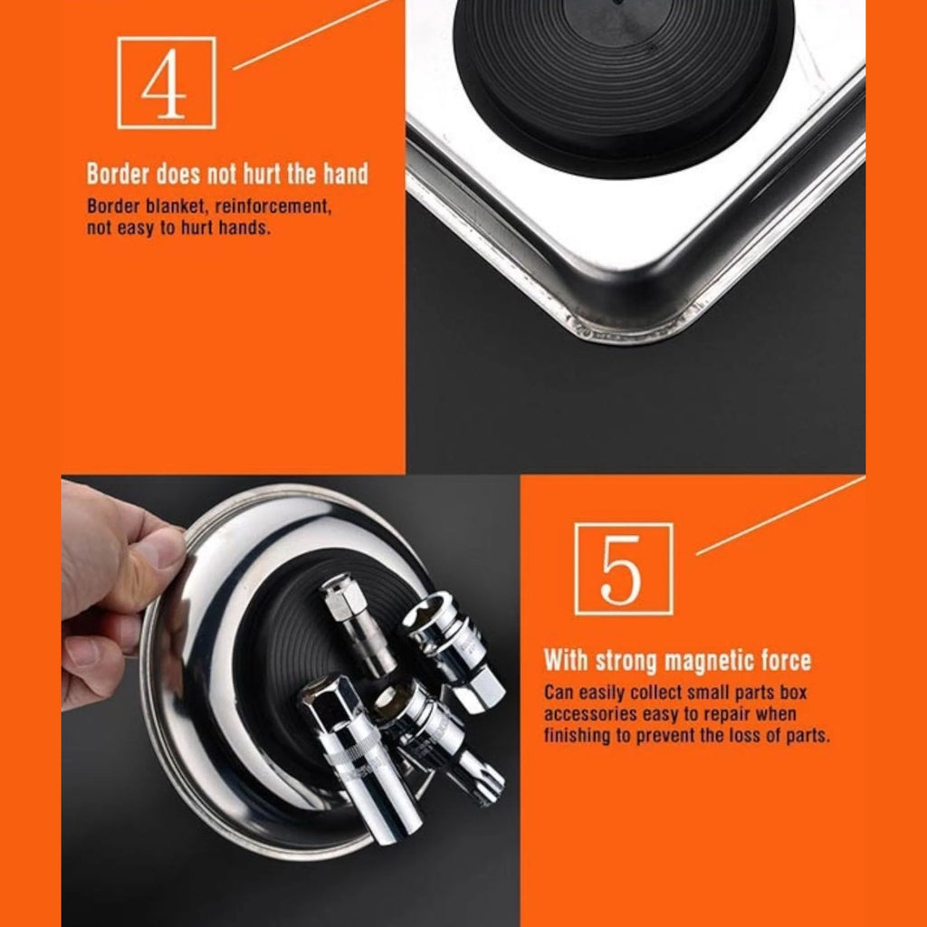 🧲 Dupla Magnetna Posudica "Harden" – Savršena Organizacija na Dlan!