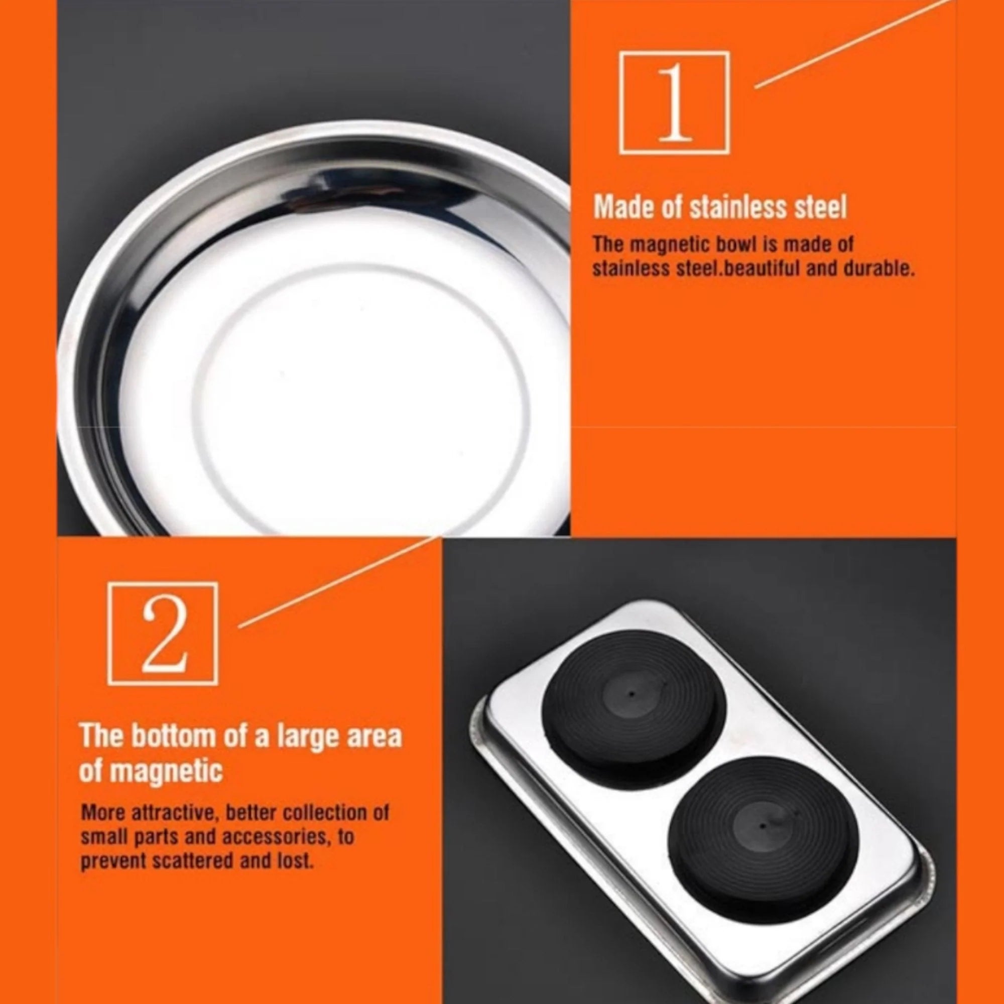 🧲 Dupla Magnetna Posudica "Harden" – Savršena Organizacija na Dlan!