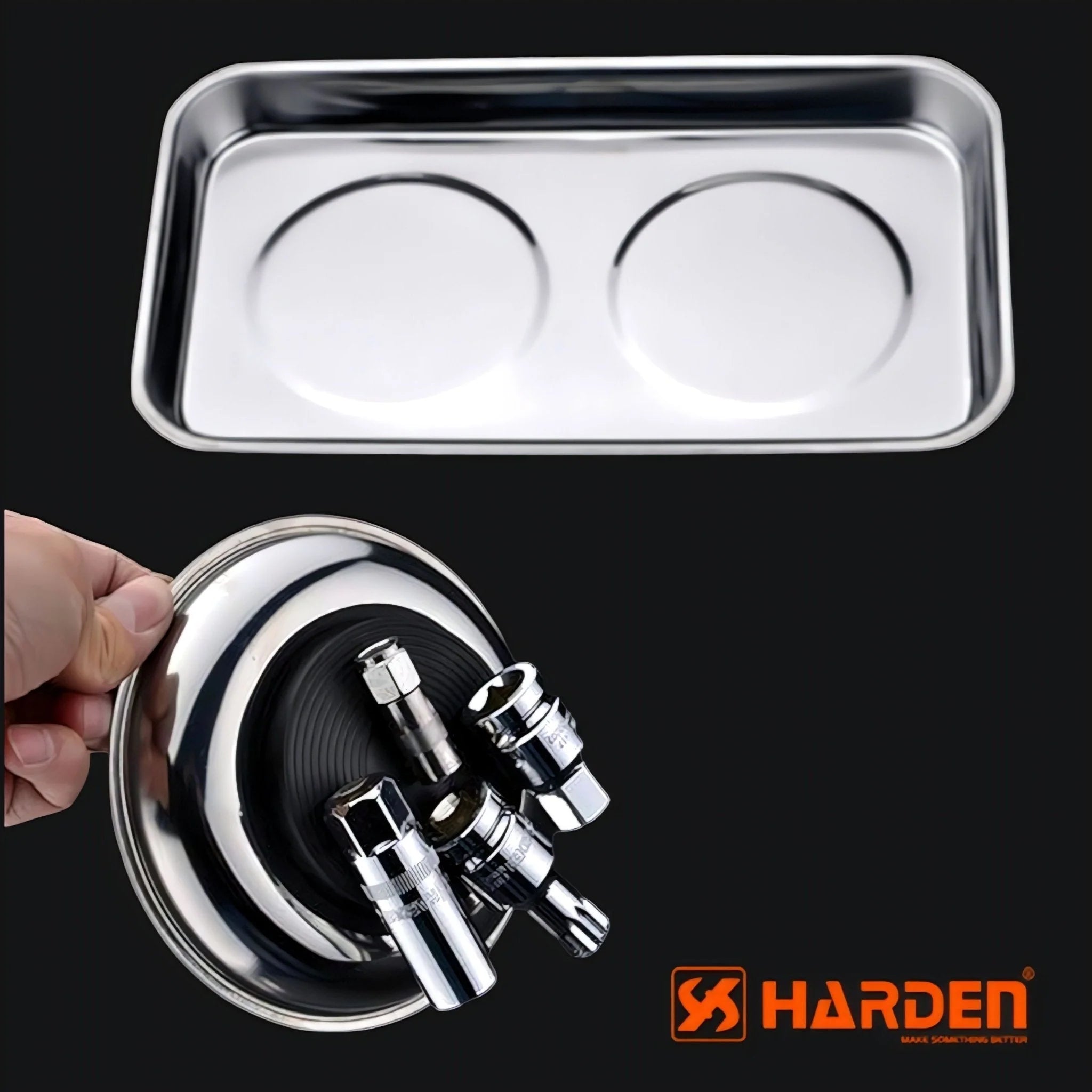 🧲 Dupla Magnetna Posudica "Harden" – Savršena Organizacija na Dlan!