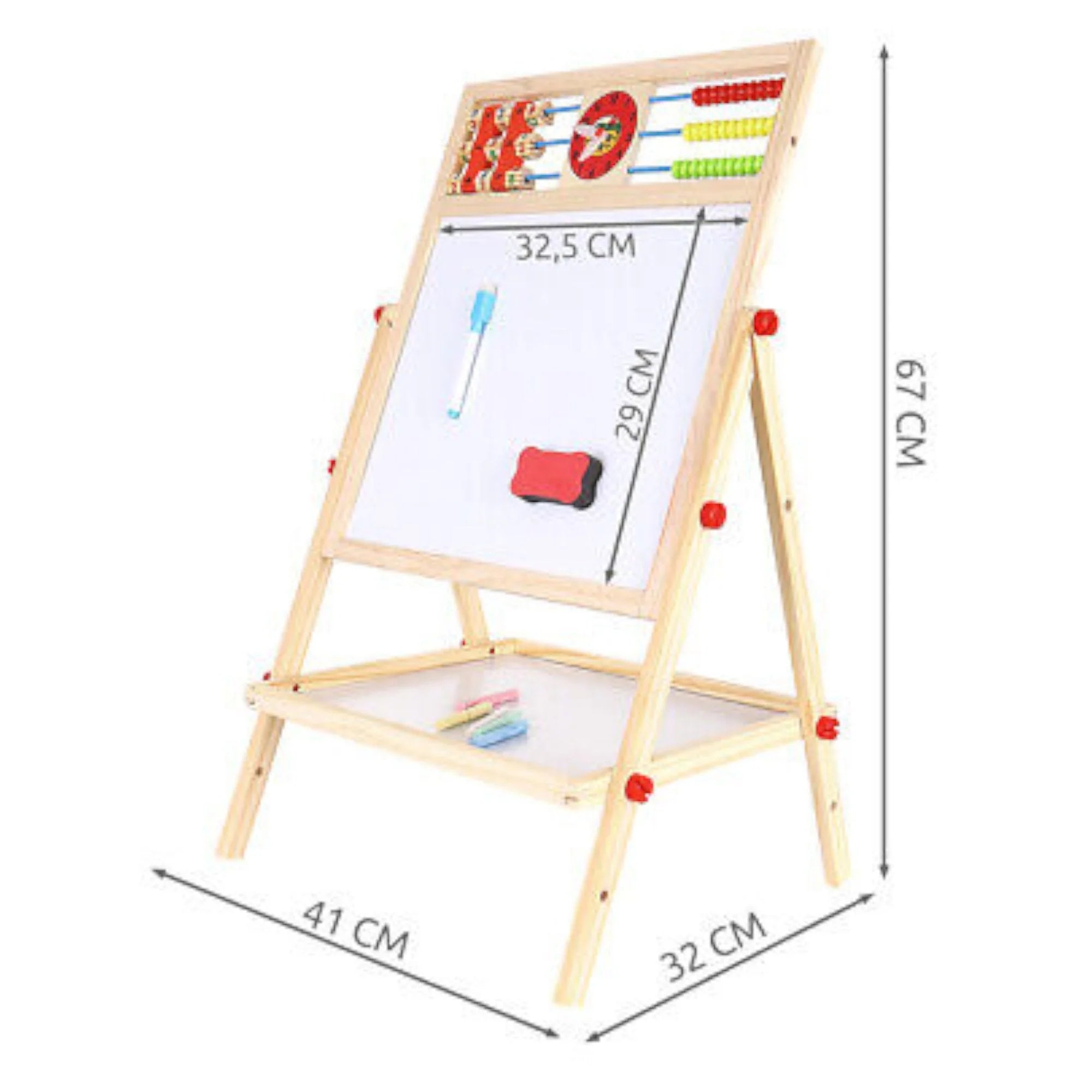 🎨 Interaktivna Dvostrana Obrazovna Ploča – Zabavno Učenje kroz Igru!