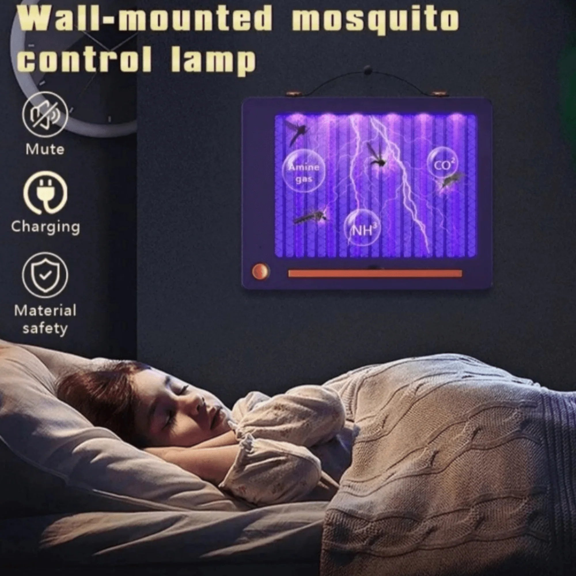 🦟 Antikomarna Lampa – Zaštita Bez Hemikalija i Buke