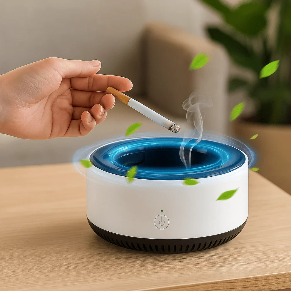 Električna pepeljara koja uvlači dim